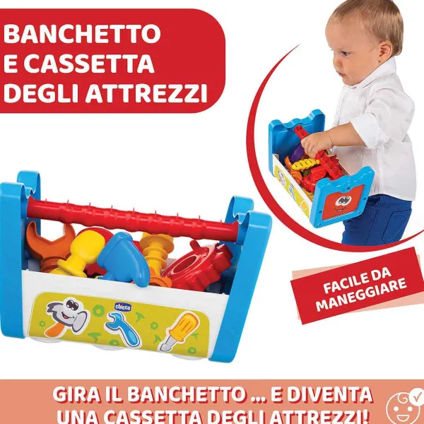 Incastri E Impilabili|Chicco 2 In 1 Cassetta Degli Attrezzi