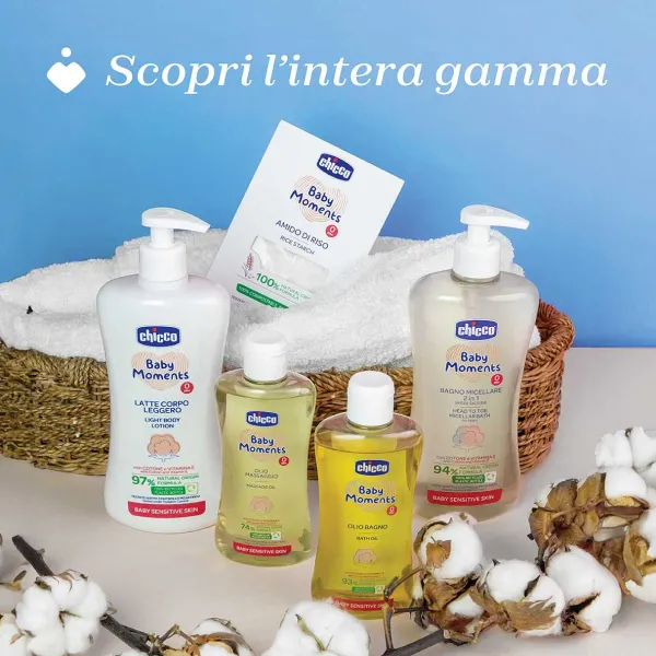 Shampoo E Bagnoschiuma|Chicco Amido Di Riso Baby Moments