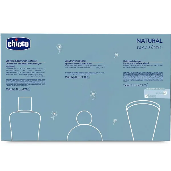Set Cosmetica|Chicco Baby Cosmetic Set Natural Sensation - Baby Essential