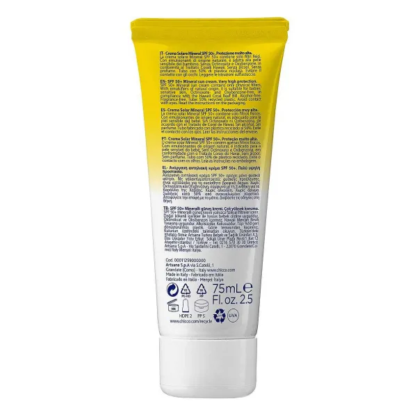 Protezione Estate|Chicco Baby Moments Sun - Crema Solare Mineral 75Ml