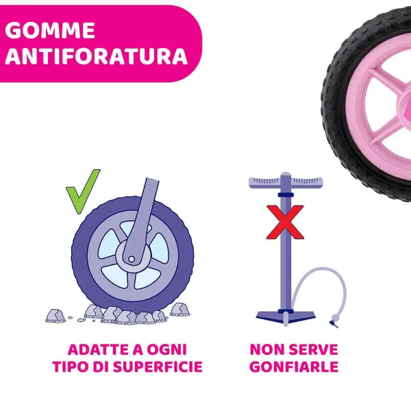 Bici Senza Pedali|Chicco Balance Bike Pink Arrow