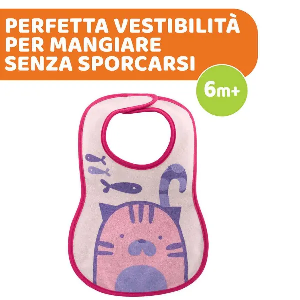 Bavaglini|Chicco Bavaglini Pappa 6M+ 3Pz Light Blue