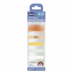 Biberon|Chicco Biberon Benessere 250Ml Flusso Medio In Plastica Bianco
