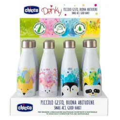 Thermos E Contenitori|Chicco Bottiglie Termiche Drinky 350Ml Grigio