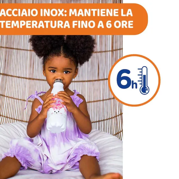 Thermos E Contenitori|Chicco Bottiglie Termiche Drinky 350Ml Grigio