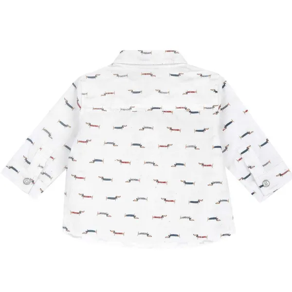 Camicie|Chicco Camicia Con Cagnolini