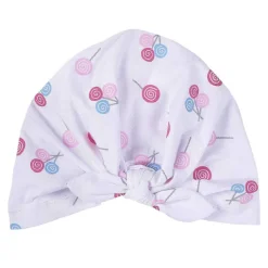 Cappelli, Guanti E Sciarpe|Chicco Cappello Turbante Bianco E Rosa