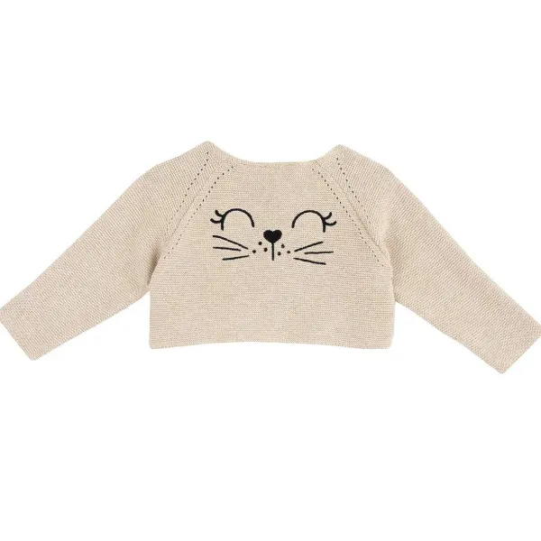 Cardigan|Chicco Cardigan Con Ricamo Sul Retro