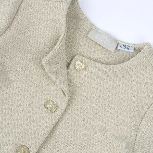 Cardigan|Chicco Cardigan Di Felpa Con Bottoni
