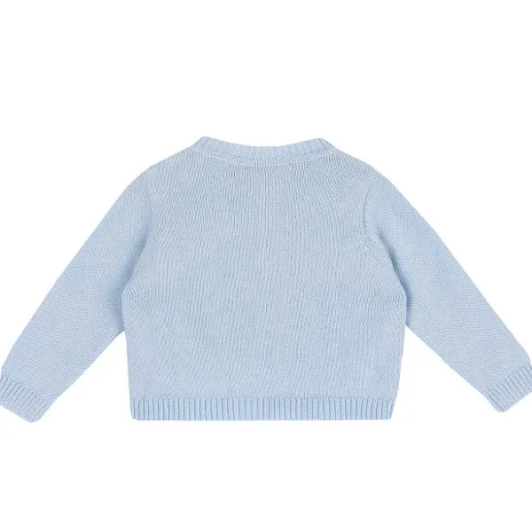 Cardigan|Chicco Cardigan In Maglia Azzurro Chiaro