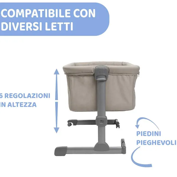Culle E Lettini|Chicco Next2Me Essential Culla Co-Sleeping Dune Re_Lux