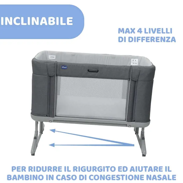 Culle E Lettini|Chicco Next2Me Forever Lettino Cosleeping Slate Grey