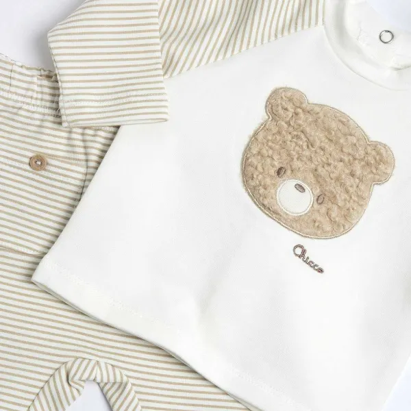 Completi|Chicco Completo Maglia Con Pantalone Naturale