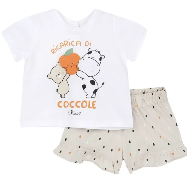 Completi|Chicco Completo Maglietta E Pantaloni Corti