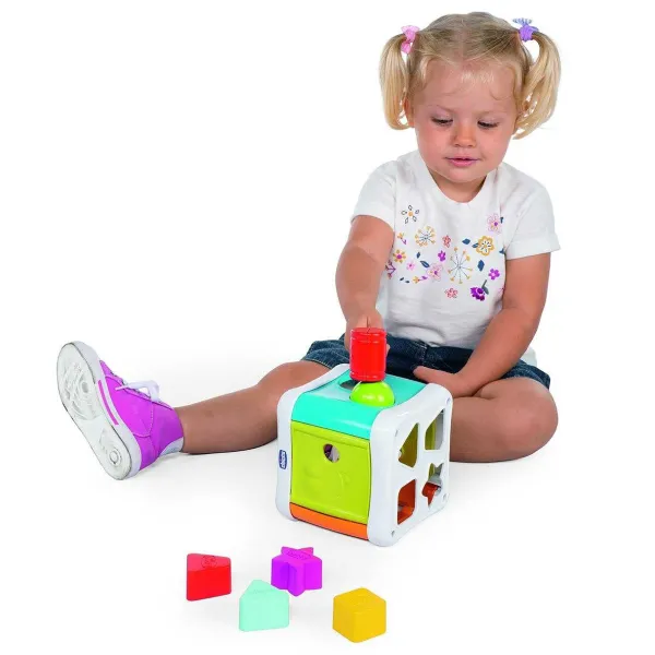 Incastri E Impilabili|Chicco Cubo Incastra & Martella 2 In 1