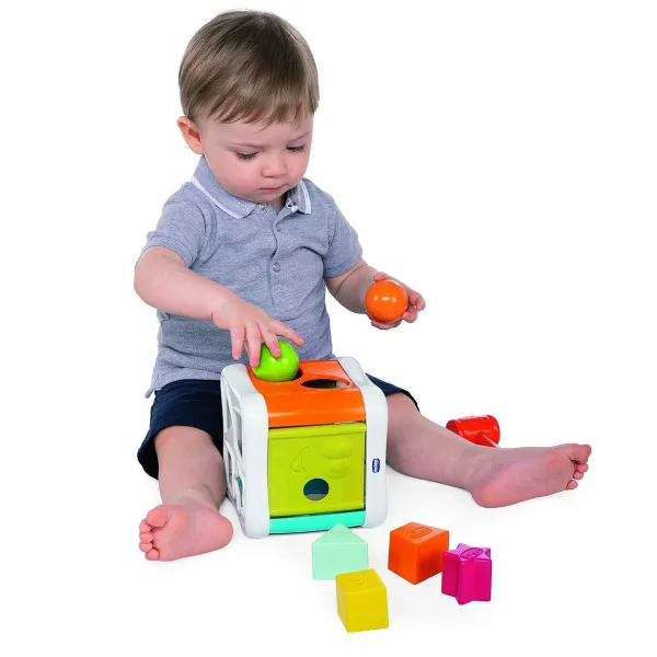 Incastri E Impilabili|Chicco Cubo Incastra & Martella 2 In 1