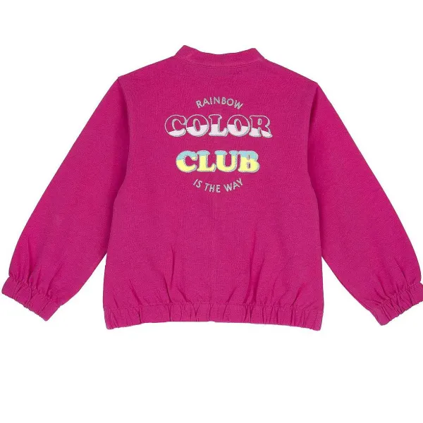 Cardigan|Chicco Felpa Con Zip Rosa Scuro