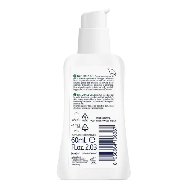 Protezione Estate|Chicco Gel Naturalz Protettivo & Rinfrescante 60Ml