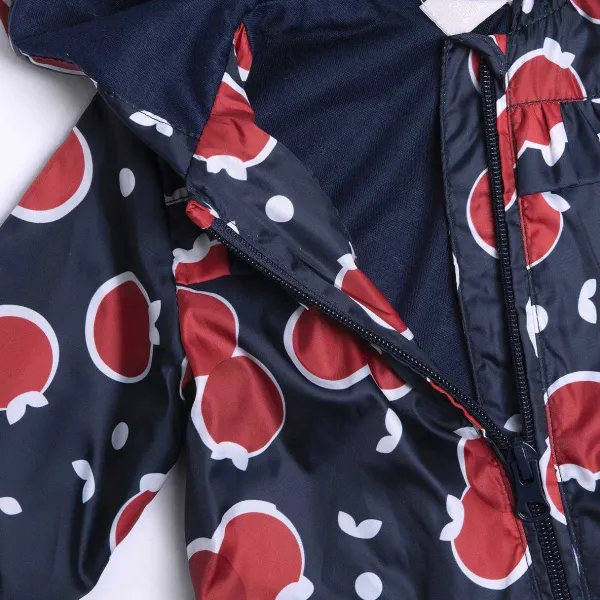 Giacche|Chicco Giubbino Con Volant E Fantasia All Over - Poliestere Riciclato Blu Stampato