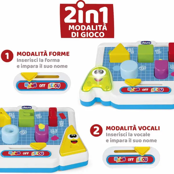 Giochi Montessoriani|Chicco Le Forme Delle Vocali