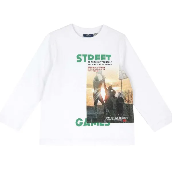 T-Shirt|Chicco Maglietta Manica Lunga Bianco