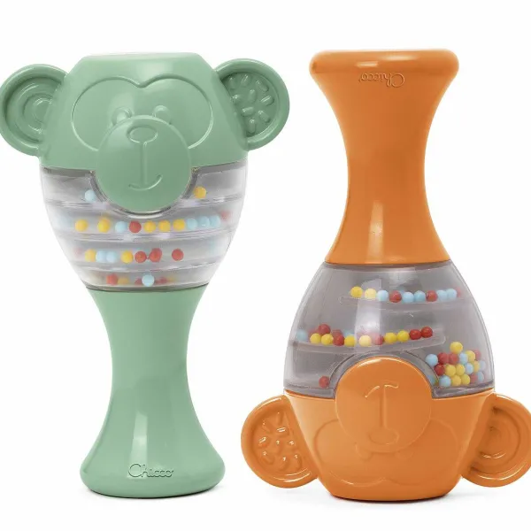 Sonagli, Giochi Passeggino E Seggiolone|Chicco Maracas Scimmie