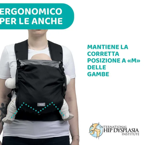 Marsupi|Chicco Marsupio Skin Fit Black Beauty