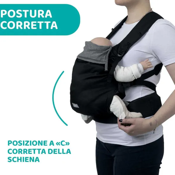 Marsupi|Chicco Marsupio Skin Fit Black Beauty