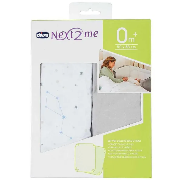 Lenzuola E Copertine|Chicco Next2Me Lenzuola - Set 2Pz Tricot