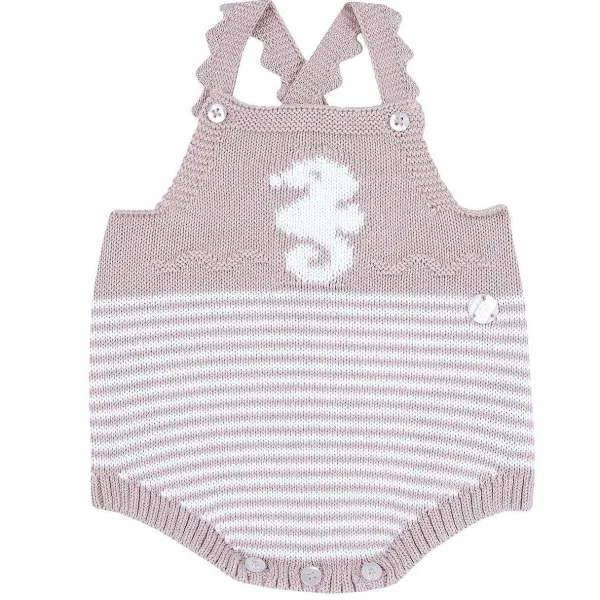 Pagliaccetti|Chicco Pagliaccetto Corto In Maglia Rosa Medio