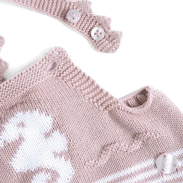 Pagliaccetti|Chicco Pagliaccetto Corto In Maglia Rosa Medio