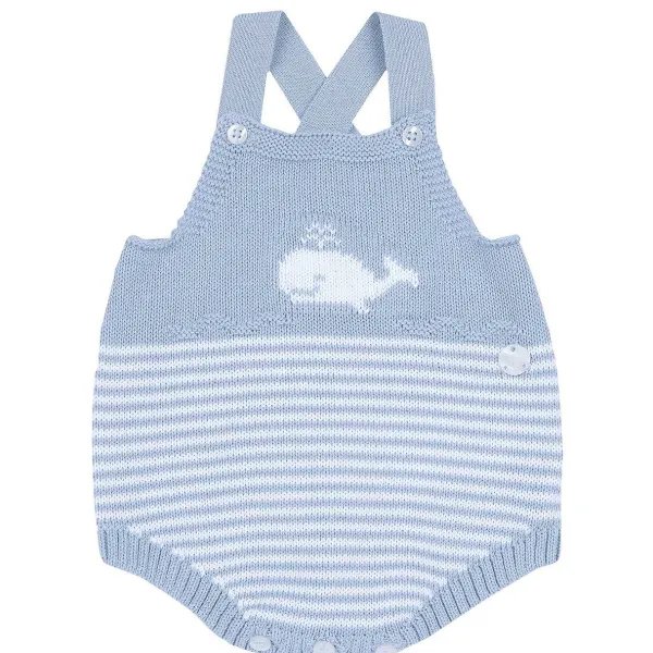 Pagliaccetti|Chicco Pagliaccetto Corto In Maglia Azzurro Medio