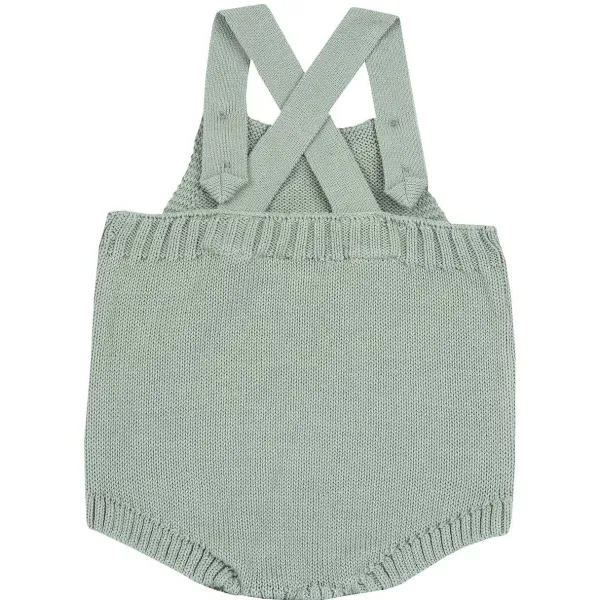 Pagliaccetti|Chicco Pagliaccetto Corto In Maglia Verde Chiaro