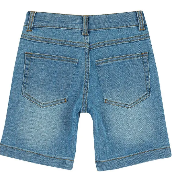 Jeans|Chicco Pantaloni Corti In Denim Azzurro Medio