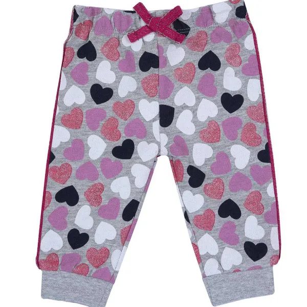 Pantaloni|Chicco Pantaloni Di Felpa Con Fantasia All Over Grigio Stampato