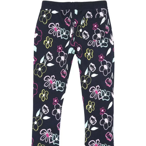 Pantaloni|Chicco Pantaloni Lunghi In Felpa Viola Stampato
