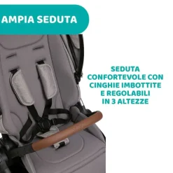 Passeggini|Chicco Passeggino Mysa Silver Grey
