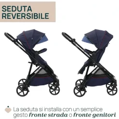 Passeggini|Chicco Passeggino Seety Oxford Blue