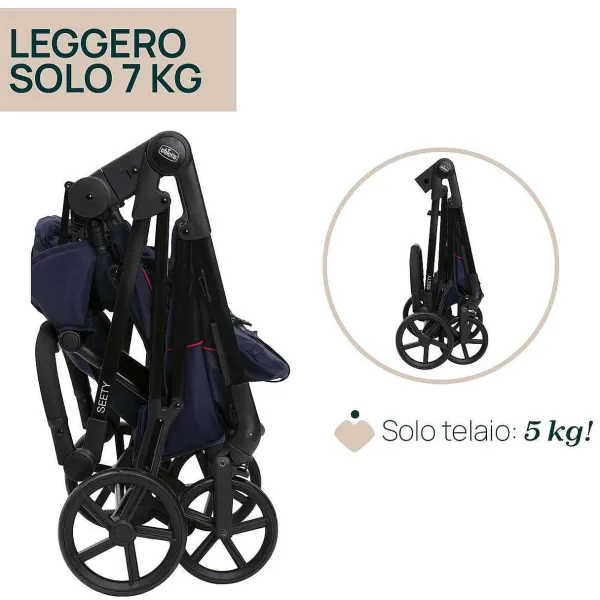 Passeggini|Chicco Passeggino Seety Oxford Blue