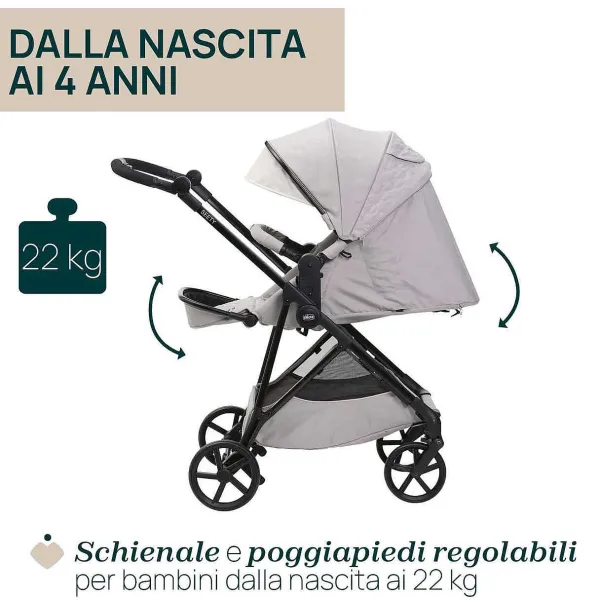 Passeggini|Chicco Passeggino Seety Florence Beige