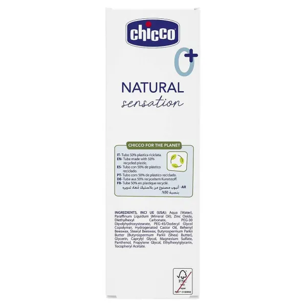 Creme E Oli|Chicco Pasta Lenitiva 4In1 Natural Sensation