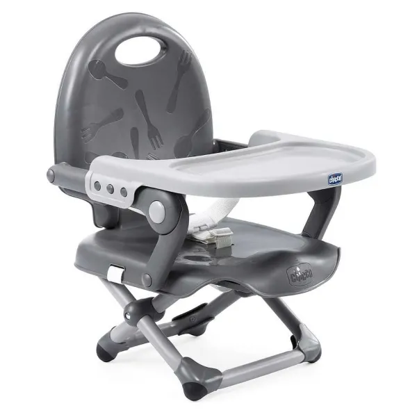 Rialzi Sedia|Chicco Rialzo Sedia Pocket Snack Dark Grey