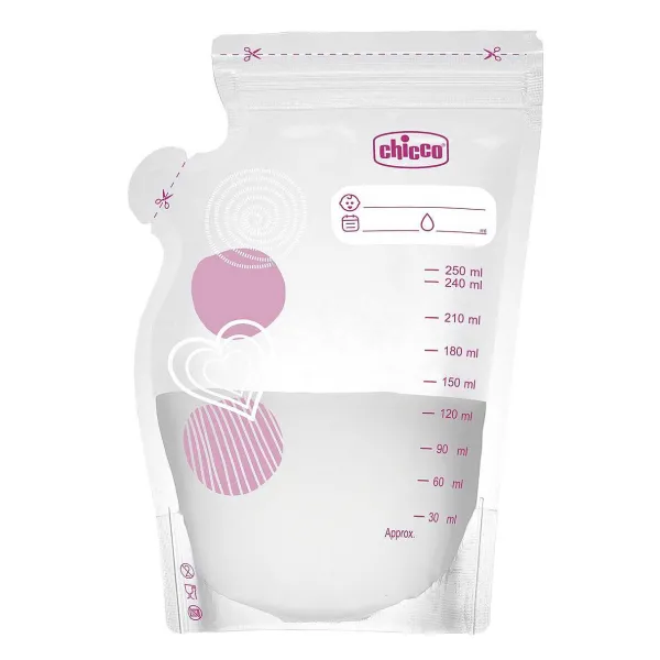 Accessori Allattamento|Chicco Sacchetto Per Latte Materno - 30 Pz