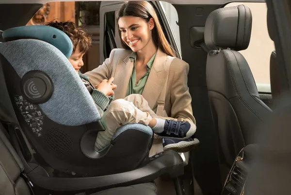 Seggiolini Auto Neonato|Chicco Seggiolino Auto Bi-Seat Air (61-150 Cm) Teal Melange
