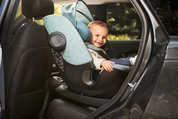 Seggiolini Auto Neonato|Chicco Seggiolino Auto Bi-Seat Air (61-150 Cm) Teal Melange