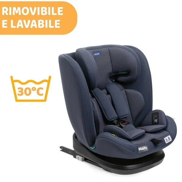 Seggiolini Auto Bimbi Piccoli (Dai 15 Mesi)|Chicco Seggiolino Auto Mokita (76-150 Cm) India Ink