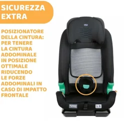 Seggiolini Auto Bimbi Piccoli (Dai 15 Mesi)|Chicco Seggiolino Auto Myseat Air Zip&Wash (76-150 Cm)