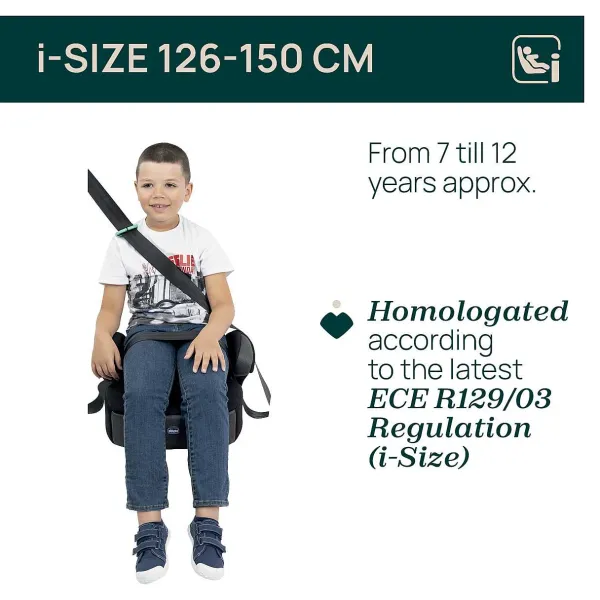 Seggiolini Auto Bimbi Grandi (Dai 3 Anni)|Chicco Seggiolino Auto Quasar Fix (126-150 Cm)