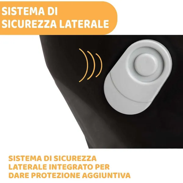 Seggiolini Auto Neonato|Chicco Seggiolino Auto Seat2Fit Air (45-105 Cm) Black Air