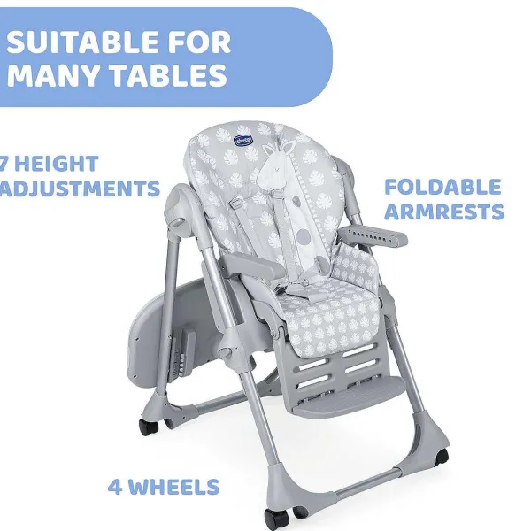 Seggioloni|Chicco Seggiolone Polly Easy Giraffe